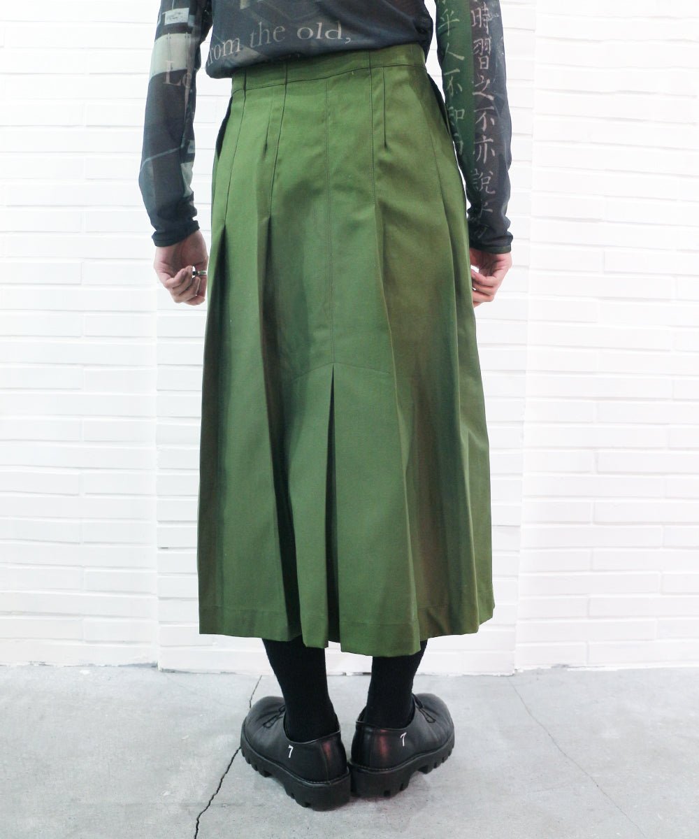 【50%OFF】REMAKE MILITARY M59 KILT SKIRT - DB&BAR