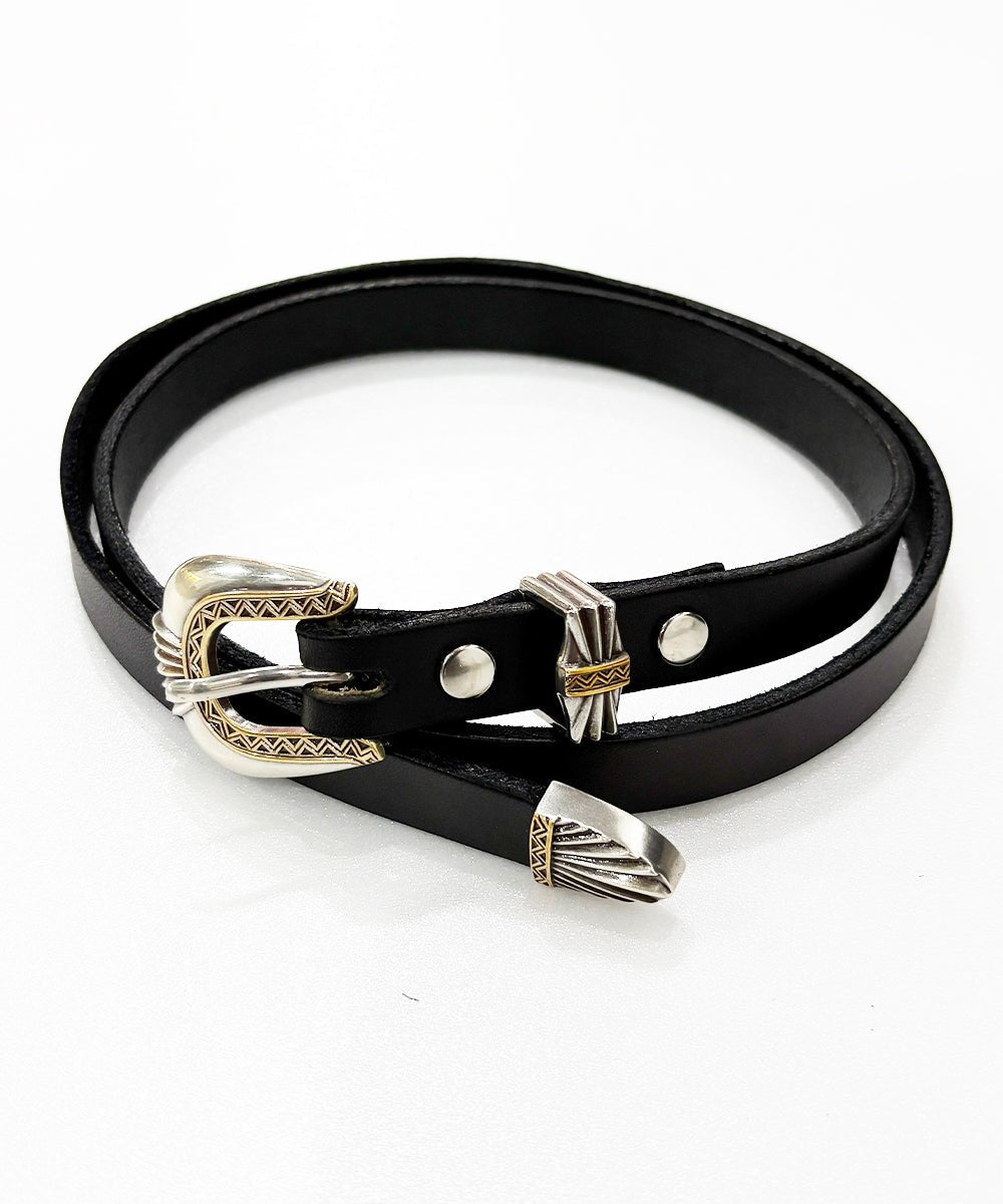 MOONSHINE LEATHER - DEL RIO 3/4” BELT 7”LONG LENGTH | DB&BAR