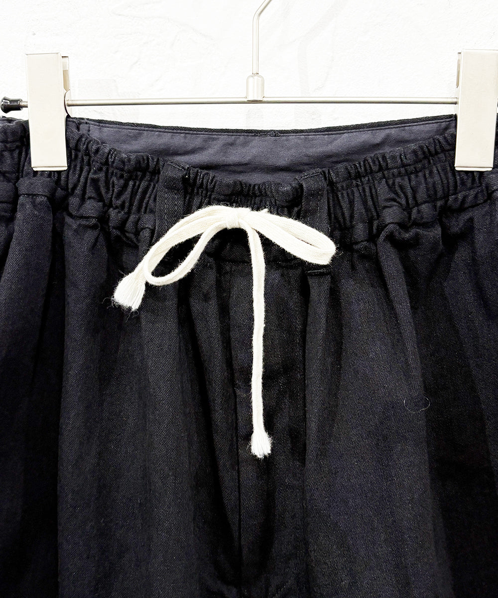 KOJIMA SHINSENGUMI - BIG BULB BLACK DENIM | 児島新鮮組 - ビッグ バルブ ブラック デニム オンライン ストア ページ 商品画像