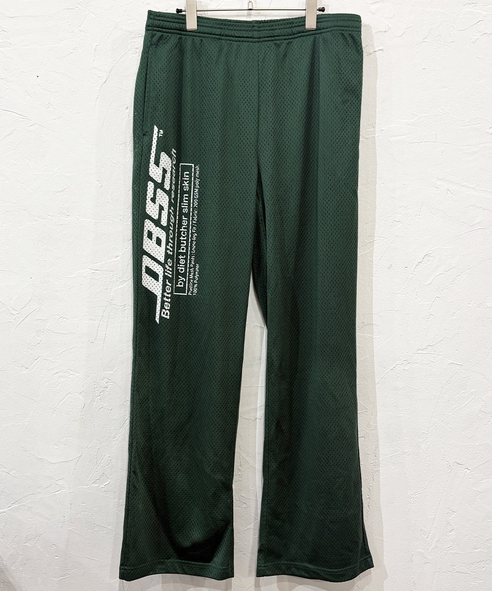 DIET BUTCHER SLIM SKIN - DBSS MESH PANTS  GREEN ONLINE STORE PAGE | ダイエットブッチャースリムスキン ディービーエスエス メッシュパンツ グリーン オンラインストアページ. 商品画像