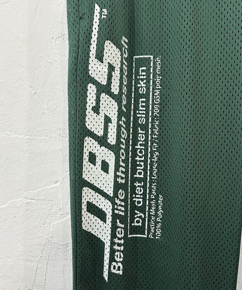 DIET BUTCHER SLIM SKIN - DBSS MESH PANTS  GREEN ONLINE STORE PAGE | ダイエットブッチャースリムスキン ディービーエスエス メッシュパンツ グリーン オンラインストアページ. 商品画像