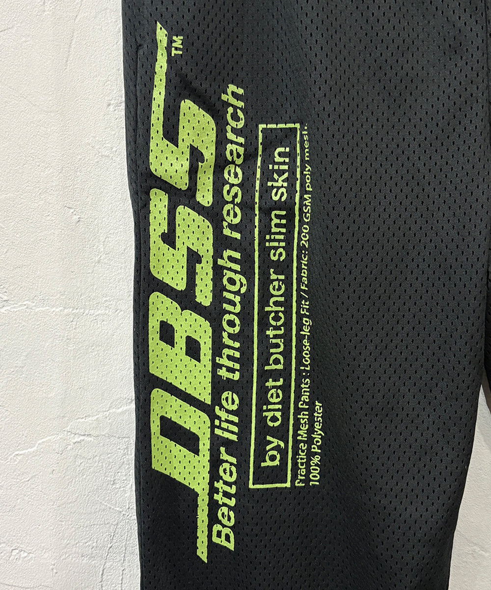 DIET BUTCHER SLIM SKIN - DBSS MESH PANTS  BLACK ONLINE STORE PAGE | ダイエットブッチャースリムスキン ディービーエスエス メッシュパンツ ブラック オンラインストアページ 商品画像