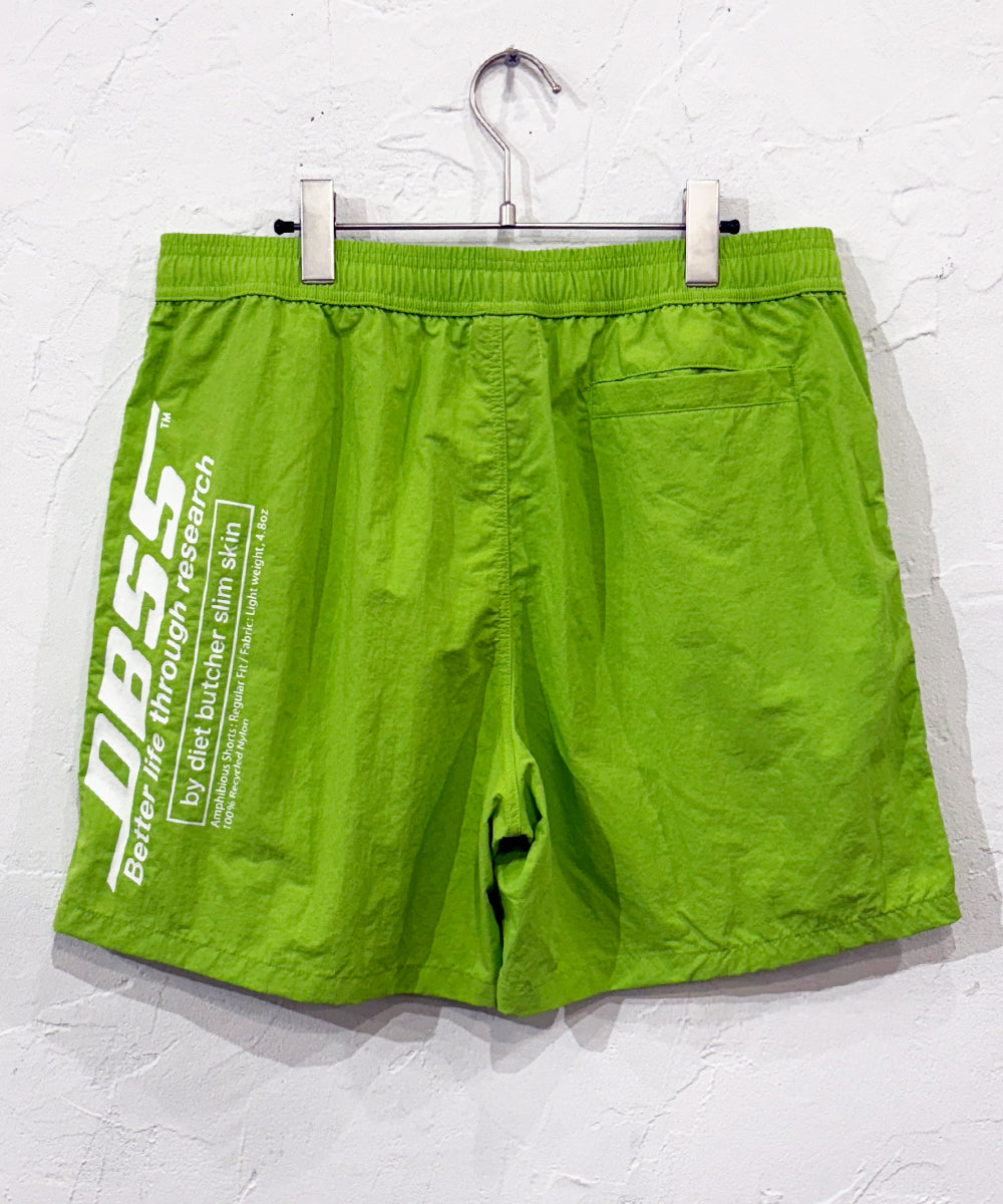 DIET BUTCHER SLIM SKIN - DBSS SWIM SHORTS LIME ONLINE STORE PAGE | ダイエットブッチャースリムスキン ディービーエスエス スイムショーツ ライム オンラインストアページ 商品画像