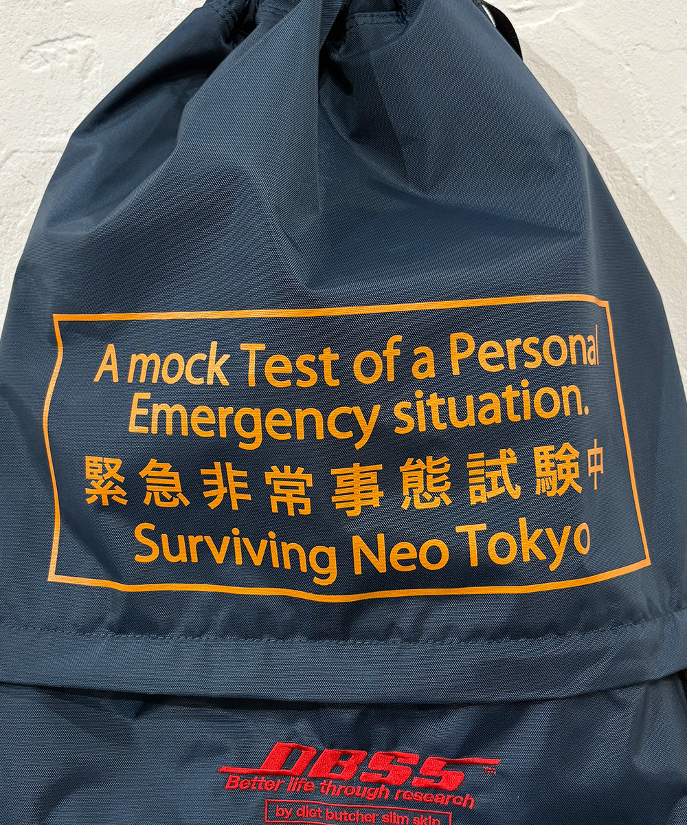 DIET BUTCHER SLIM SKIN - NEO TOKYO EMERGENCY  NAVY  ONLINE STORE PAGE | ダイエットブッチャースリムスキン ネオトーキョー エマージェンシー ネイビー オンラインストアページ 商品画像