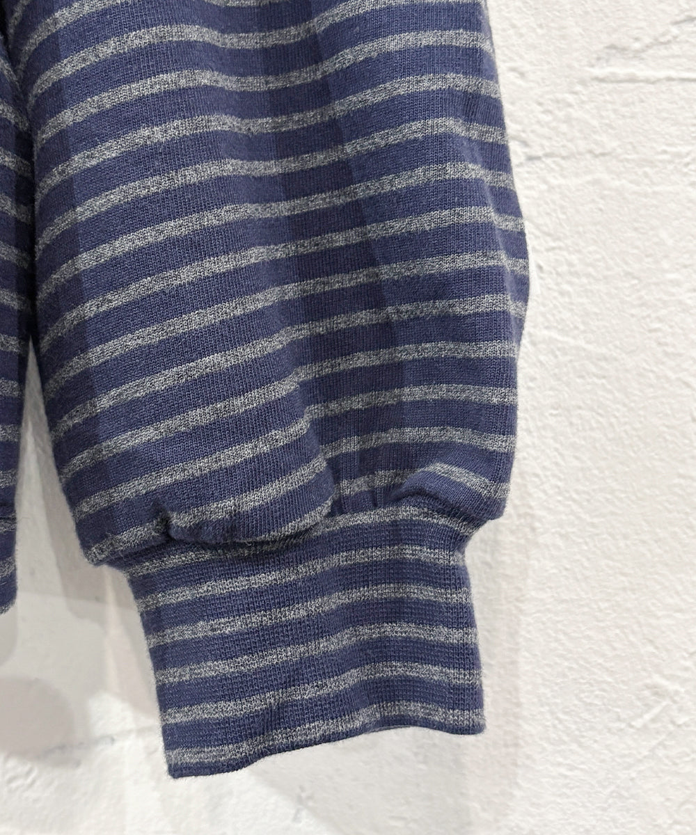 ES.1 - BORDER LS T-SHIRTS / NAVY BORDER