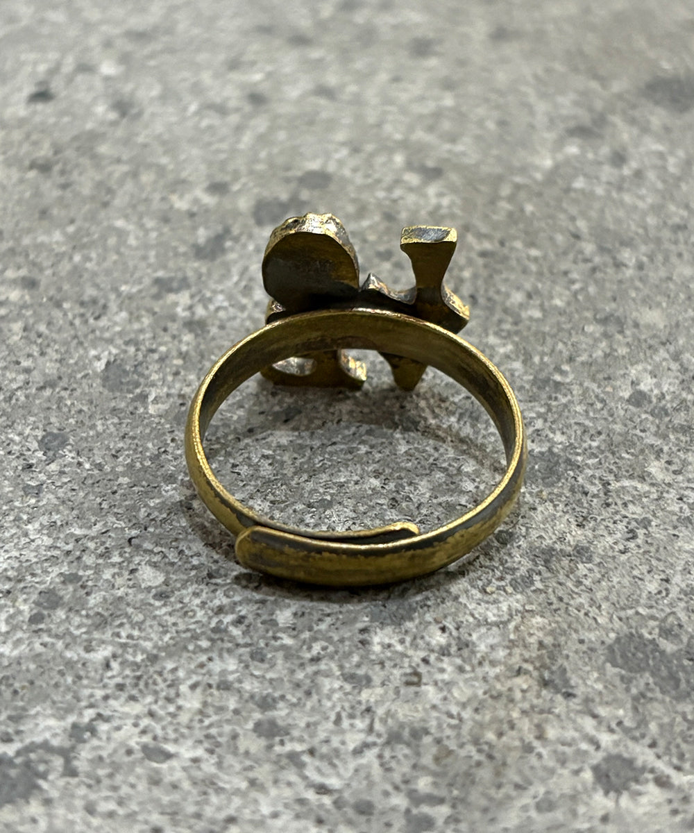 FRAG - BRASS「LOVE」RING  ONLINE STORE PAGE | フラグ - ブラス「ラブ」リング オンラインストアページ. 商品画像