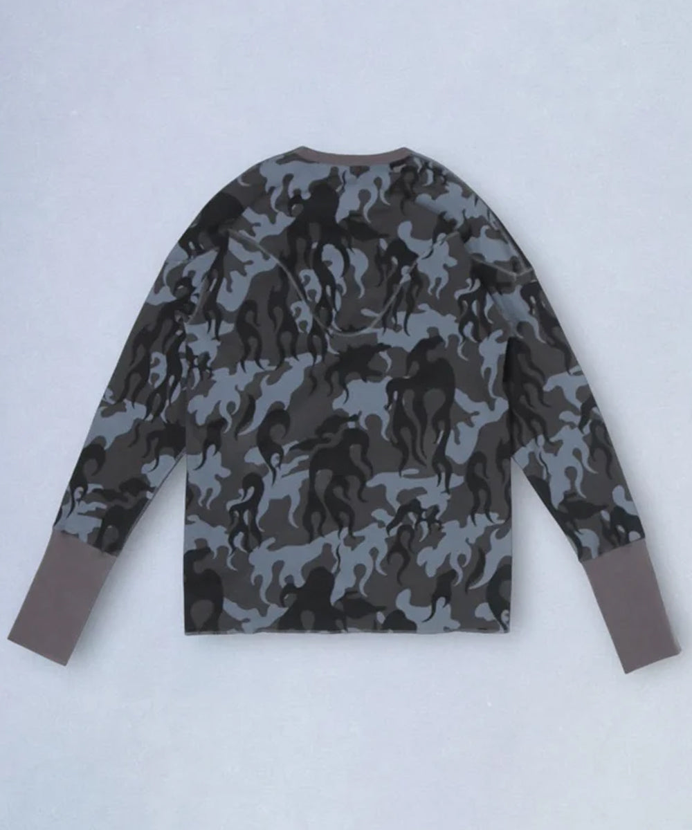 NAM - CREW FIRE CAMO SHADOW ONLINE STORE PAGE | ナム - クルー ファイア カモ シャドウ オンライン ストア ページ 商品画像