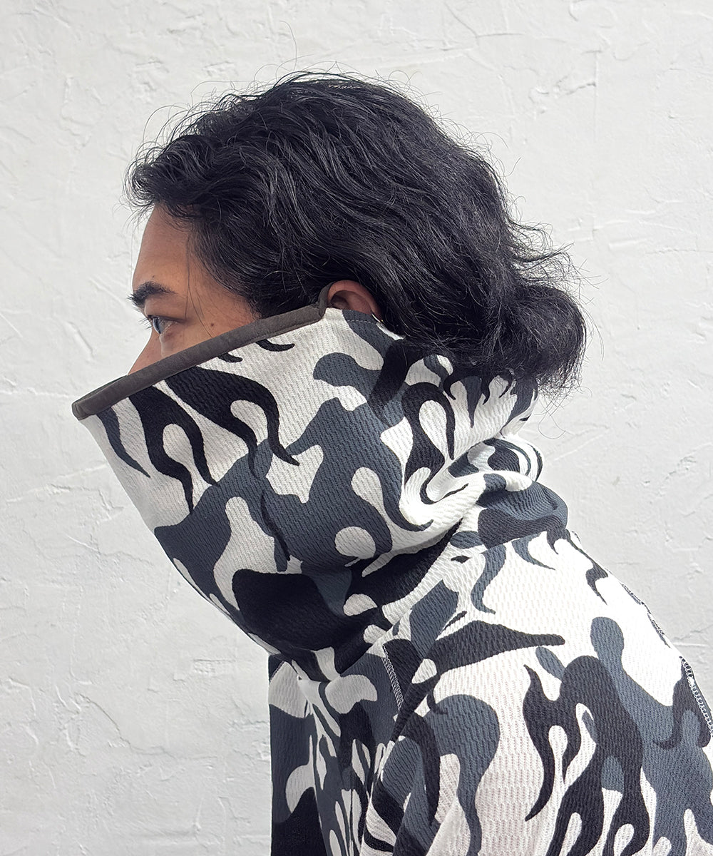 NAM - MASK FIRE CAMO 0FF ONLINE STORE PAGE | ナム - マスク ファイア カモ オフホワイト オンライン ストア ページ 商品画像