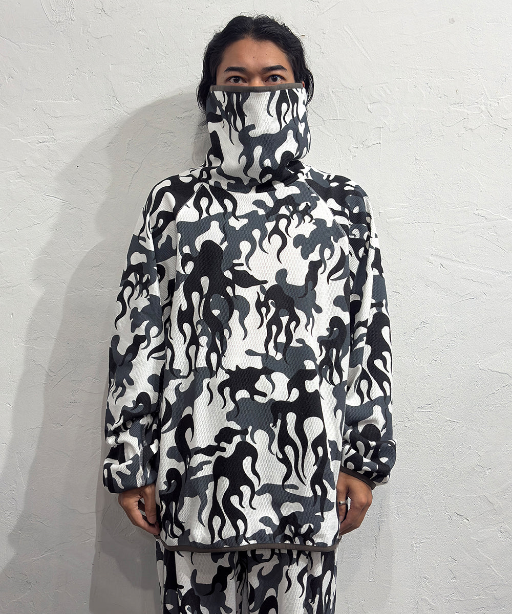 NAM - MASK FIRE CAMO 0FF ONLINE STORE PAGE | ナム - マスク ファイア カモ オフホワイト オンライン ストア ページ 商品画像