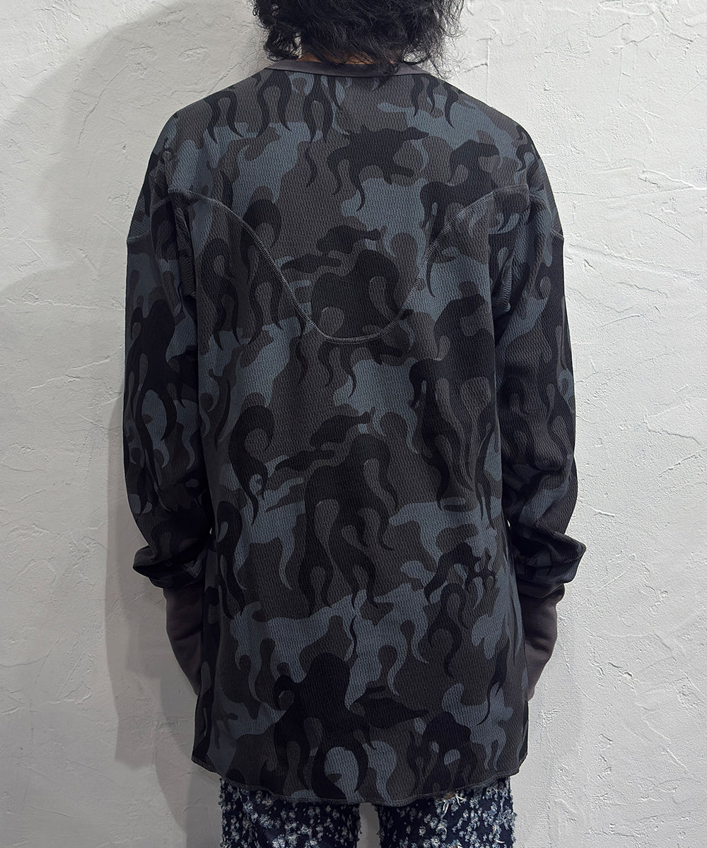 NAM - CREW FIRE CAMO SHADOW ONLINE STORE PAGE | ナム - クルー ファイア カモ シャドウ オンライン ストア ページ 商品画像