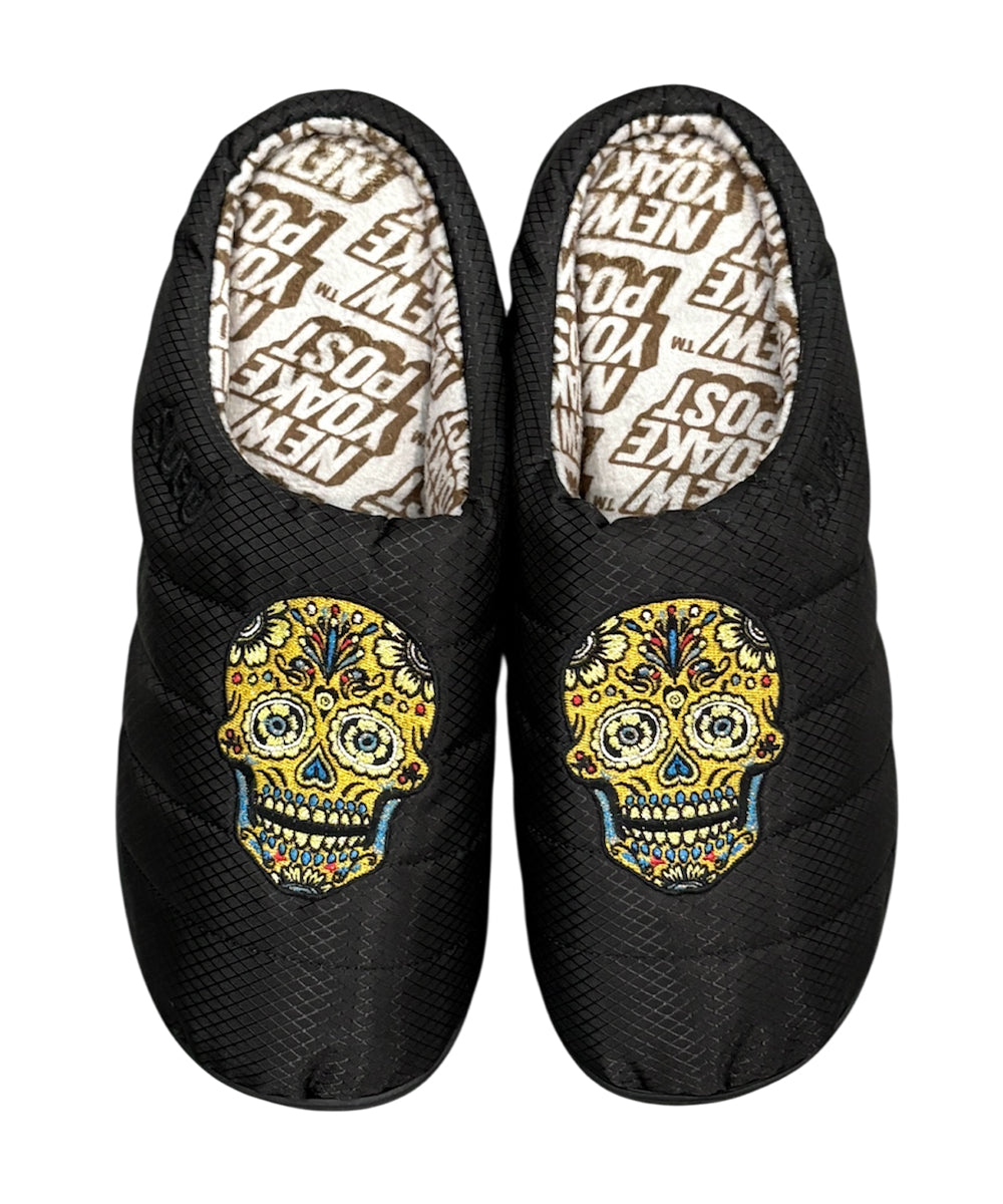 SUBU × NEW YOAKE POST - GOLDEN SKULL BLACK  ONLINE STORE PAGE | スブ×ニューヨアケポスト - ゴールデン スカル. ブラック オンライン ストア ページ 商品画像