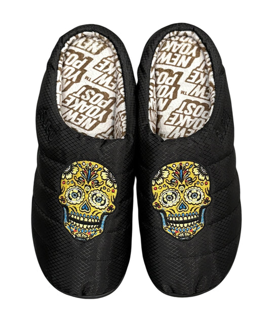 SUBU × NEW YOAKE POST - GOLDEN SKULL BLACK  ONLINE STORE PAGE | スブ×ニューヨアケポスト - ゴールデン スカル. ブラック オンライン ストア ページ 商品画像