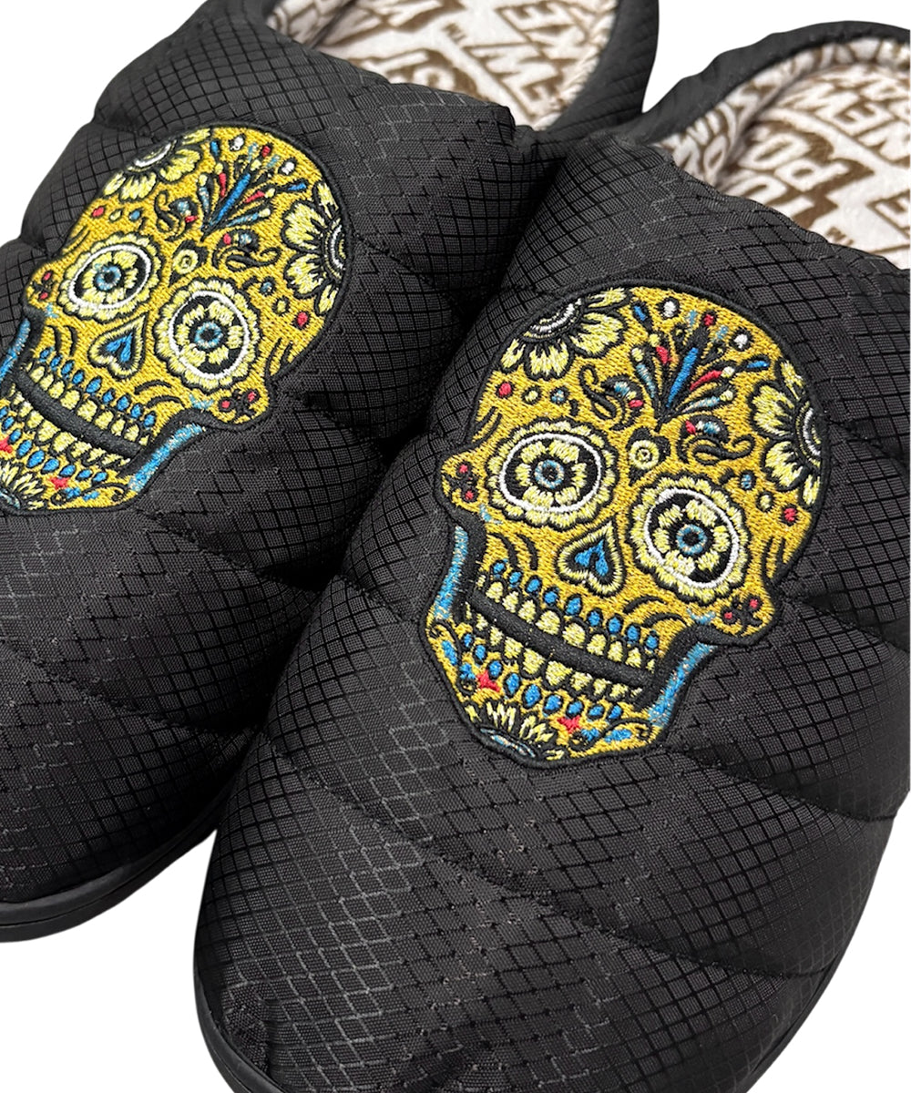 SUBU × NEW YOAKE POST - GOLDEN SKULL BLACK  ONLINE STORE PAGE | スブ×ニューヨアケポスト - ゴールデン スカル. ブラック オンライン ストア ページ 商品画像