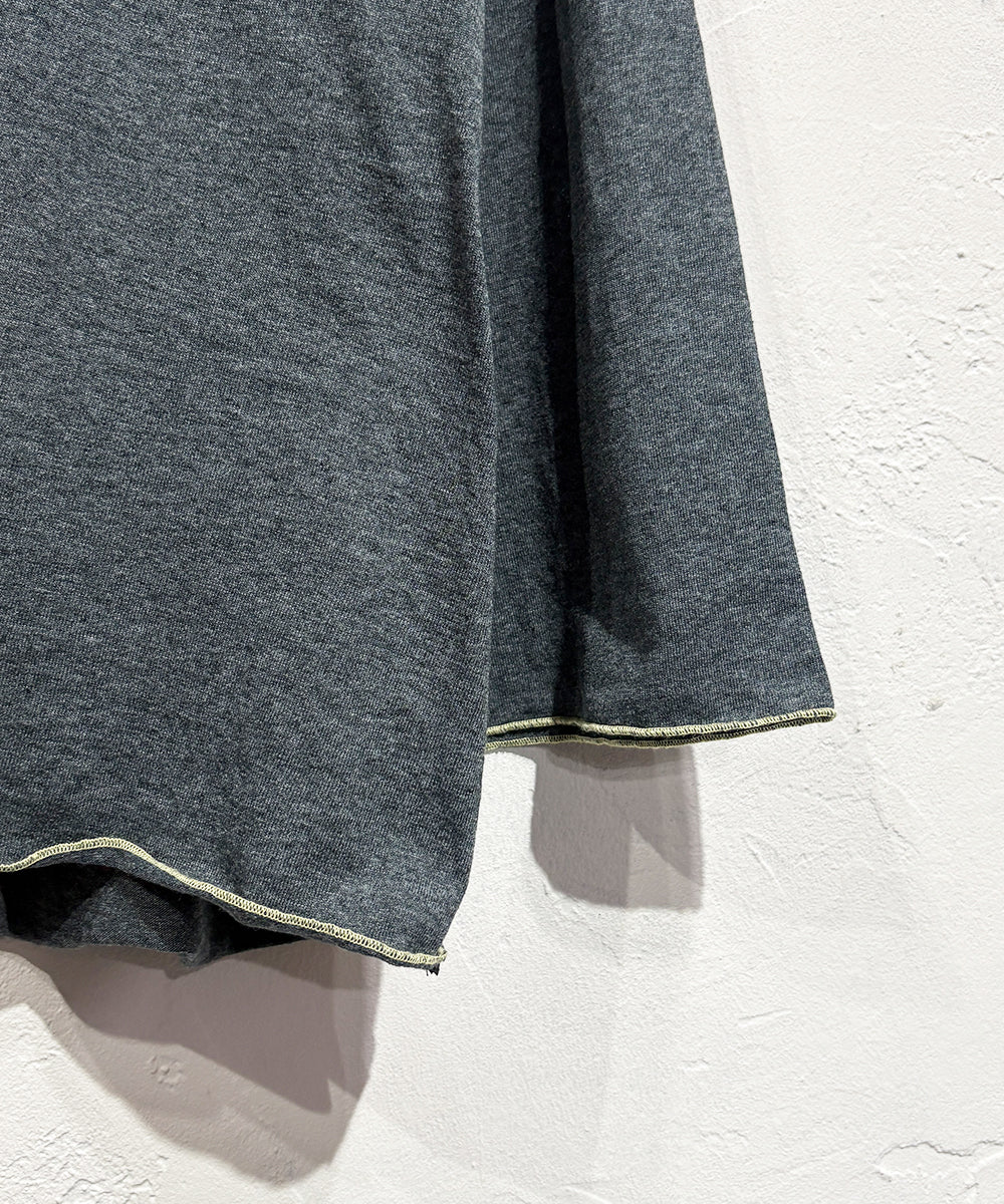 DIET BUTCHER SLIM SKIN - SINE WAVE LS / DARK CHARCOAL HEATHER