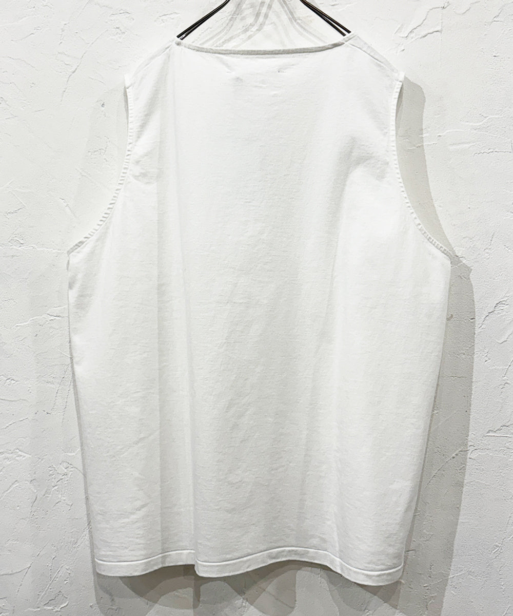 ANDER - SLEEVELESS POISON TEE OFF WHITE - DB&BAR