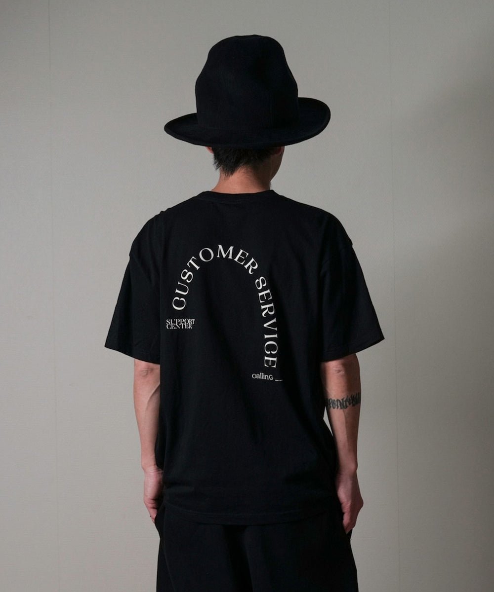 CUSTOMER SERVICE × Guidance - Tee - BLACK×OFF WHITE - DB&BAR