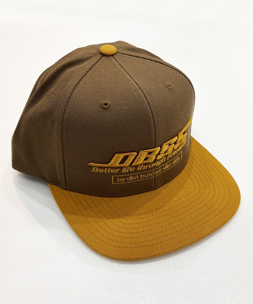DIET BUTCHER SLIM SKIN - DBSS CAP  CAMEL×MUSTARD ONLINE STORE PAGE | ダイエットブッチャー スリムスキン ディービーエスエス キャップ キャメル×マスタード オンラインストアページ 商品画像