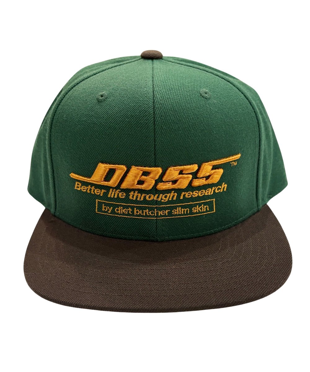 DIET BUTCHER SLIM SKIN - DBSS CAP  GREEN×CHOCOLATE ONLINE STORE PAGE | ダイエットブッチャー スリムスキン ディービーエスエス キャップ グリーン×チョコレート オンラインストアページ 商品画像