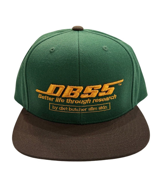 DIET BUTCHER SLIM SKIN - DBSS CAP  GREEN×CHOCOLATE ONLINE STORE PAGE | ダイエットブッチャー スリムスキン ディービーエスエス キャップ グリーン×チョコレート オンラインストアページ 商品画像