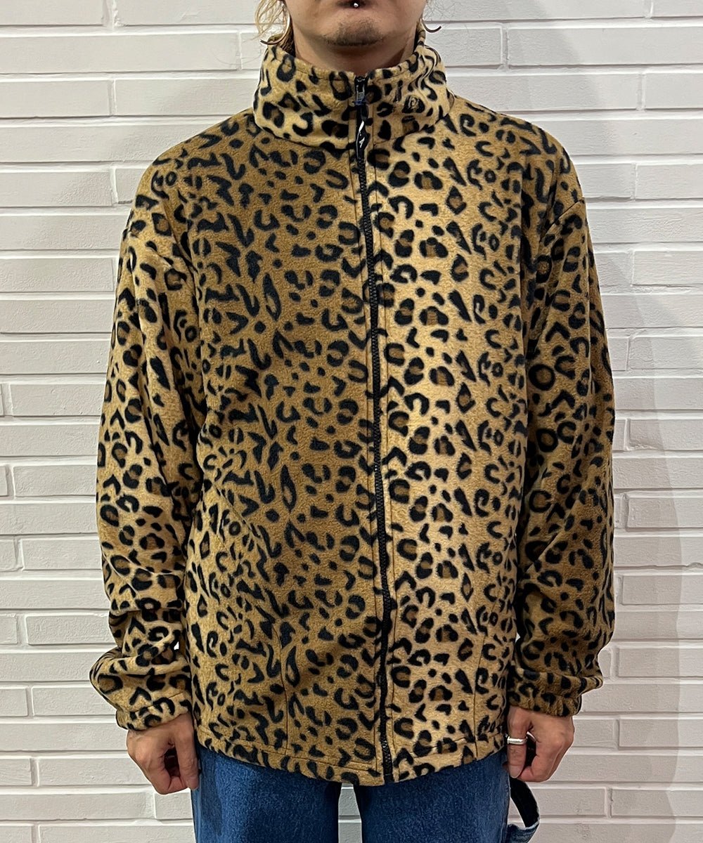 FLEECE FULL ZIP JACKET - LEOPARD EYE - DB&BAR