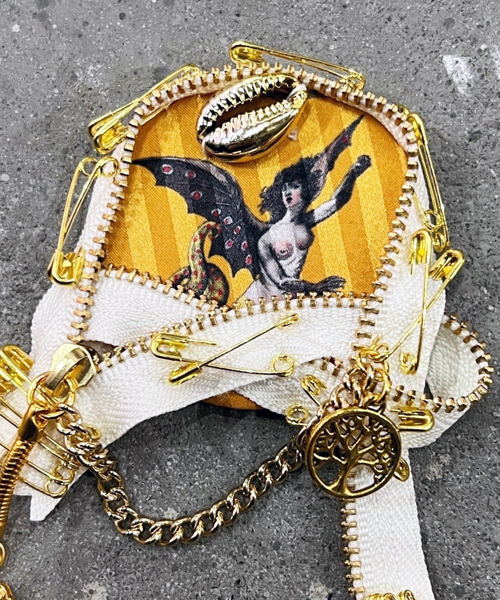 KIPSSO Koki Kitaura ATTITUDE BADGE for DB&BAR - Harpy yellow - DB&BAR