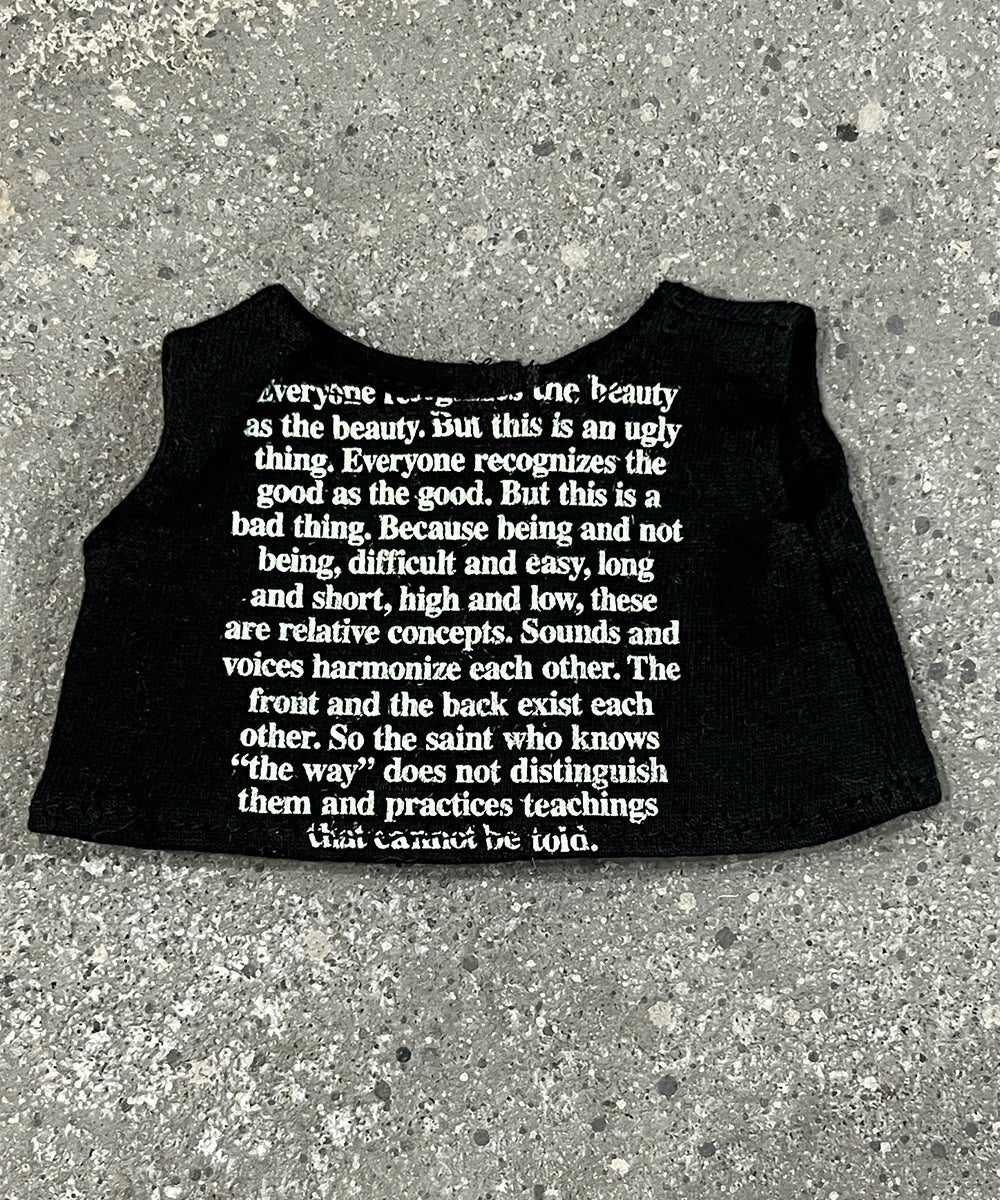 【数量限定】miniature Printed no sleeve T-shirt - DB&BAR