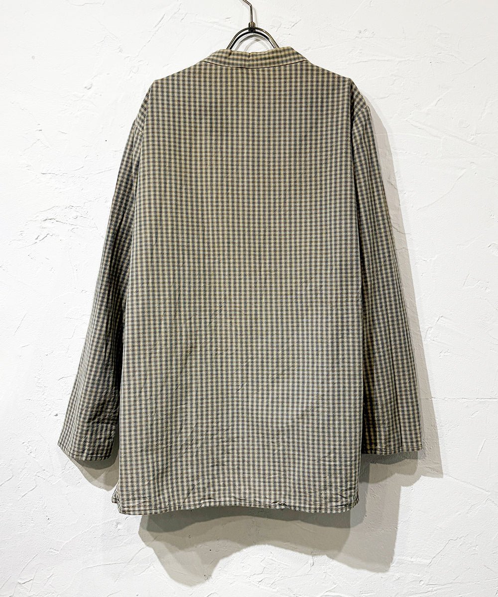 Timeless Treasures : theSakaki - HAORI CHECK SHIRT - DB&BAR