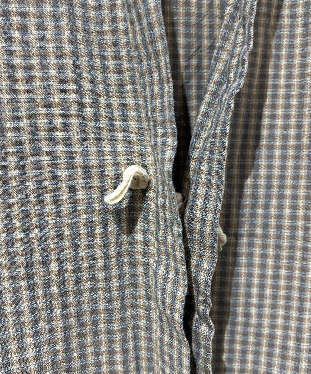 Timeless Treasures : theSakaki - HAORI CHECK SHIRT - DB&BAR