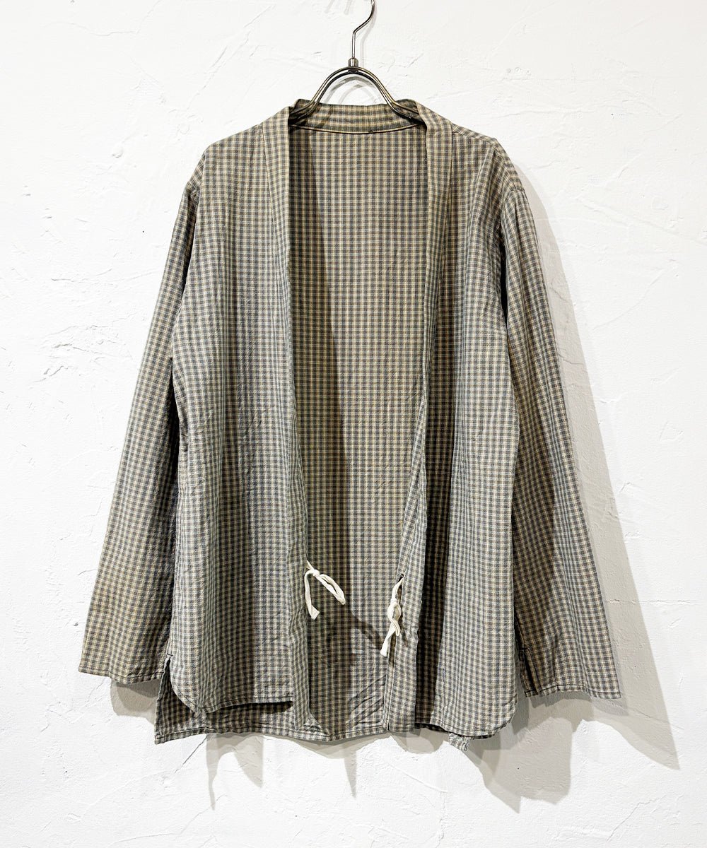 Timeless Treasures : theSakaki - HAORI CHECK SHIRT - DB&BAR