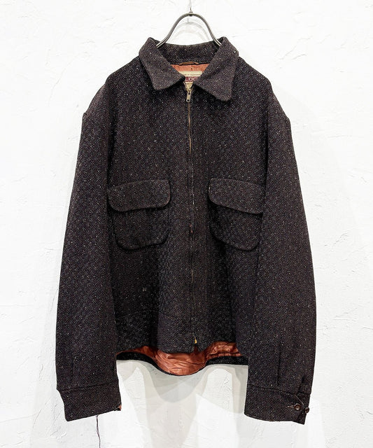 VINTAGE - 50'S VINTAGE TWO - FLAP ZIP - UP JKT - DB&BAR