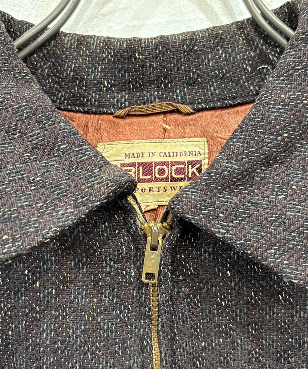 VINTAGE - 50'S VINTAGE TWO - FLAP ZIP - UP JKT - DB&BAR