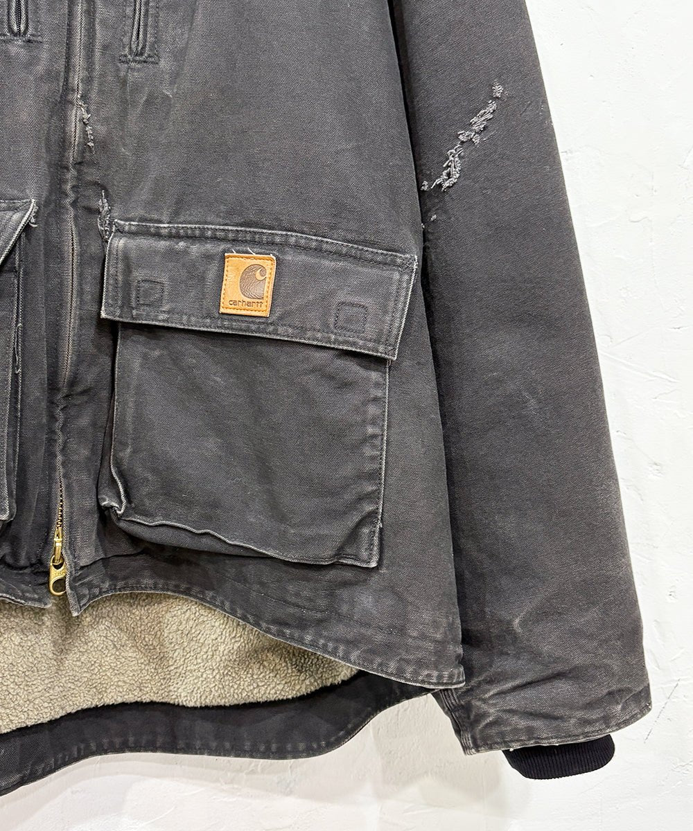 VINTAGE - CARHARTT DUCK FABRIC HOODIE JACKET - DB&BAR
