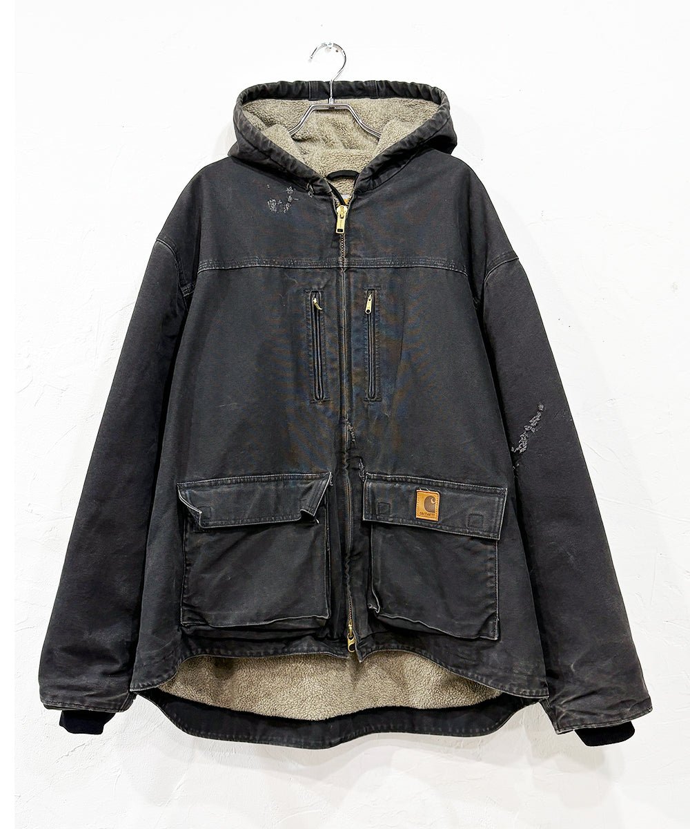 VINTAGE - CARHARTT DUCK FABRIC HOODIE JACKET - DB&BAR