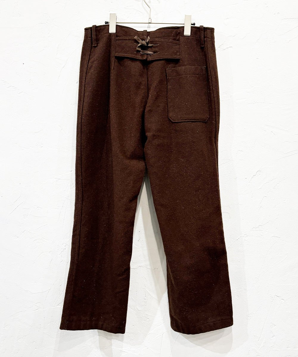 VINTAGE - ITALIAN MILITARY WOOL HOSPITAL PANTS - DB&BAR