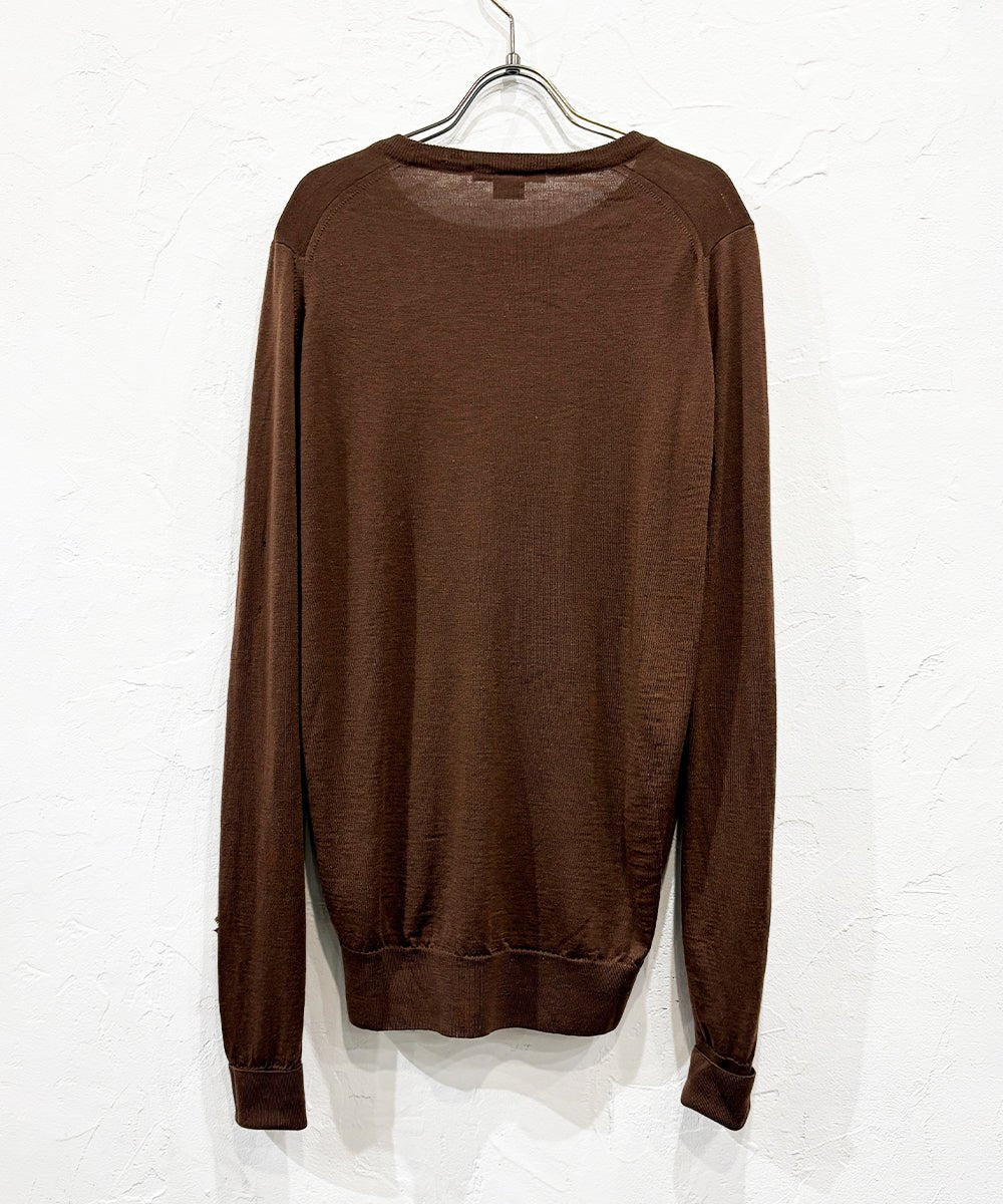 VINTAGE - JOHN SMEDLEY PULLOVER KNIT - DB&BAR