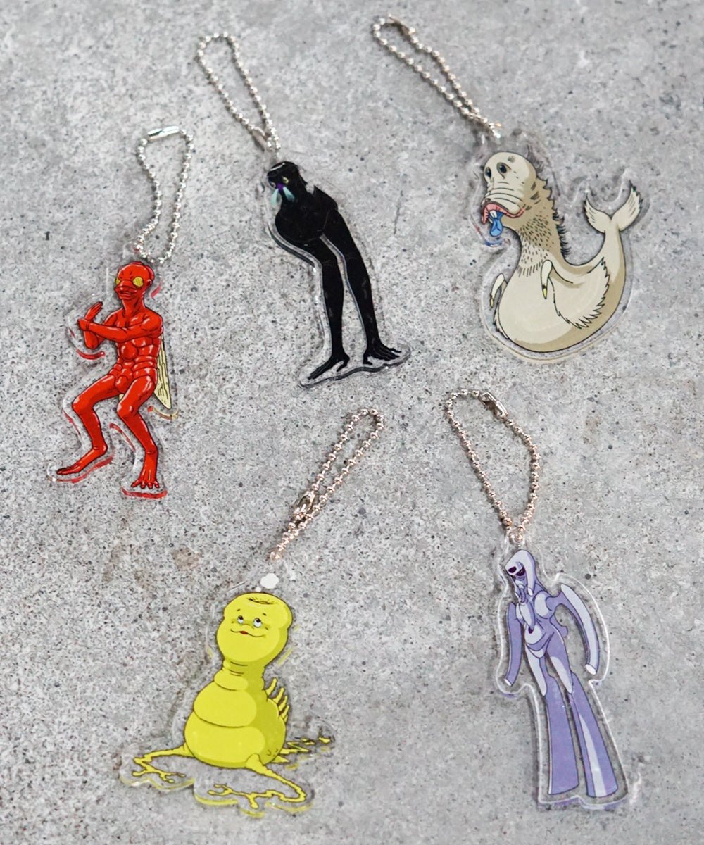 ALIENS2 acrylic key holder - RED - DIET BUTCHER