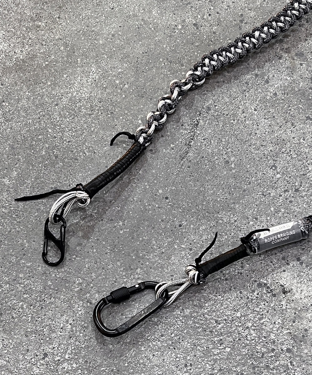 【DB&BAR限定LEATHER MIX REFLECOTR ver.】ROPE for DB&BAR -52inch - DIET BUTCHER