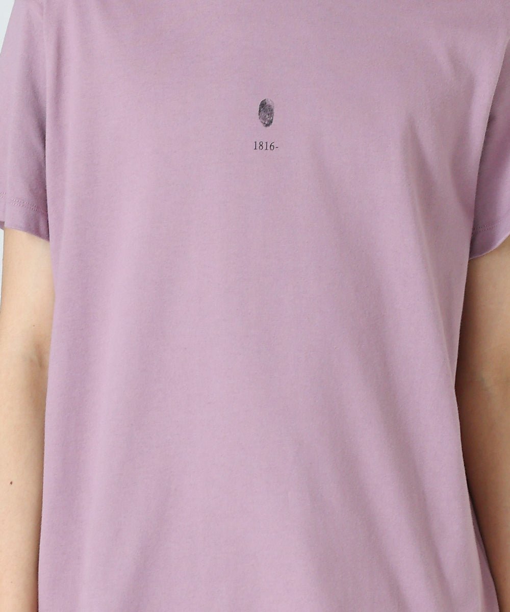 T-shirt (Fingerprint) - ROSE GRAY - DIET BUTCHER