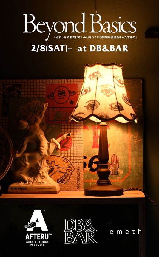 2/8(土) START. Beyond Basics POP UP at DB&BAR - DB&BAR