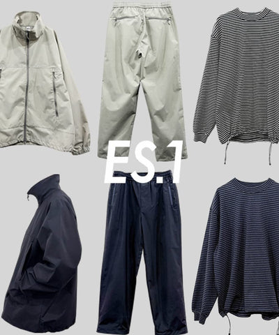 【NEW ARRIVAL】ES.1 バリエーション拡大、新作ナイロンセットアップ - DB&BAR