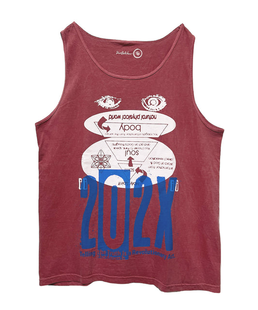 “202X” Tanktop - CHRIMSON