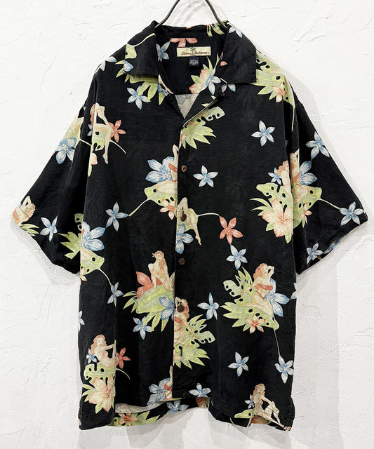 VINTAGE - SILK HAWAIIAN SHIRT