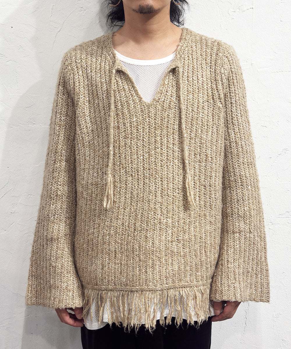 VINTAGE - FLARE SLEEVE SKIPPER KNIT
