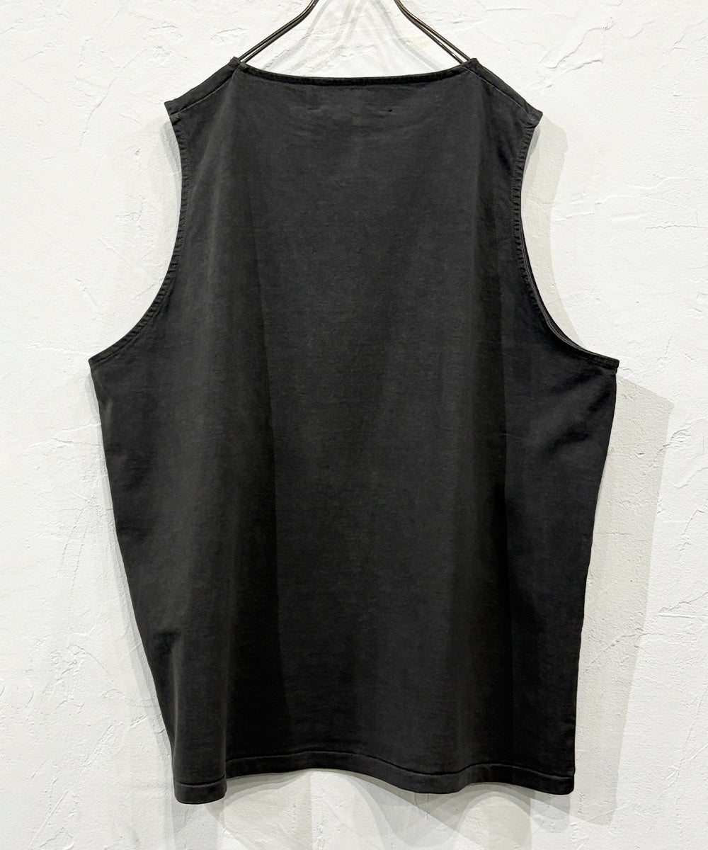 ANDER - SLEEVELESS POISON TEE  FADE BLACK ONLINE STORE PAGE | アンダー スリーブレス ポイズン ティー フェードブラック オンライン ストア ページ 商品画像