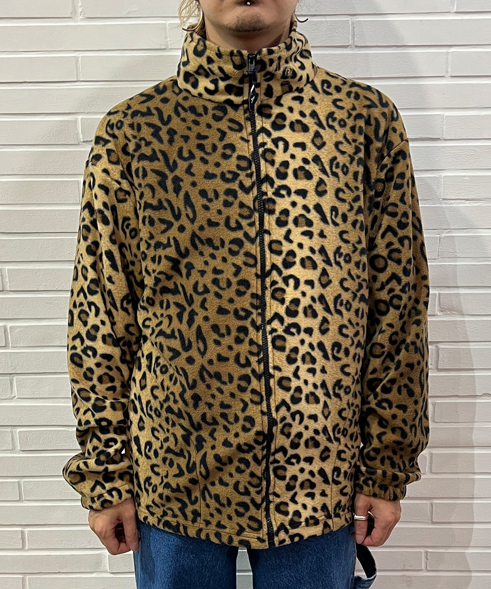 FLEECE FULL ZIP JACKET - LEOPARD EYE