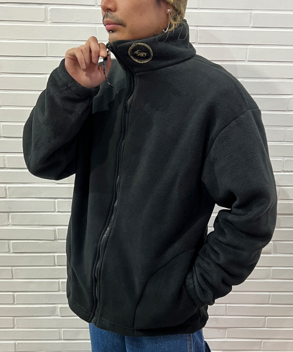 FLEECE FULL ZIP JACKET - BLACK EYE