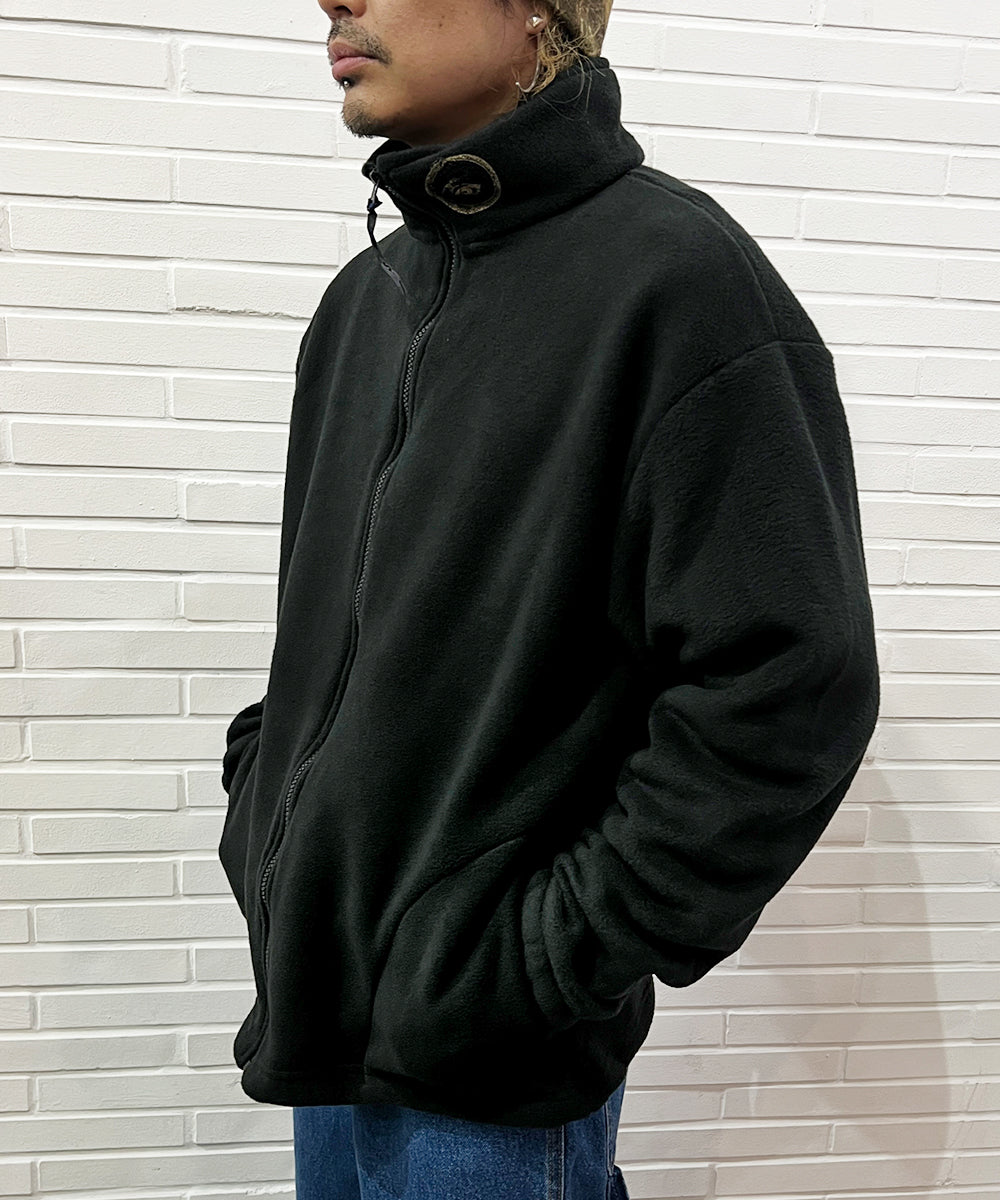 FLEECE FULL ZIP JACKET - BLACK EYE