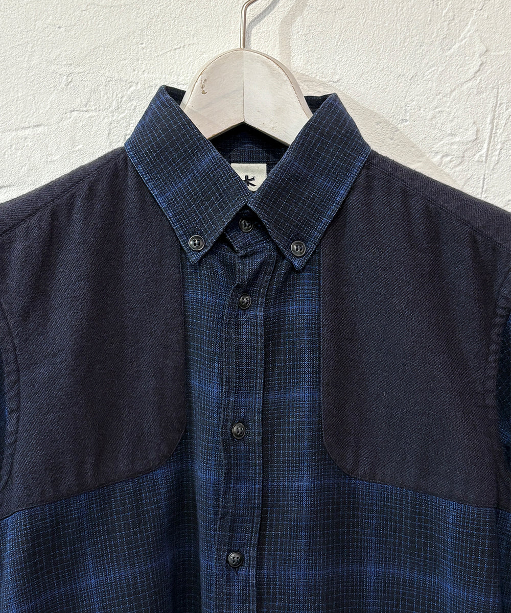 Timeless Treasures - ADAM KIMMEL gun patch check shirt