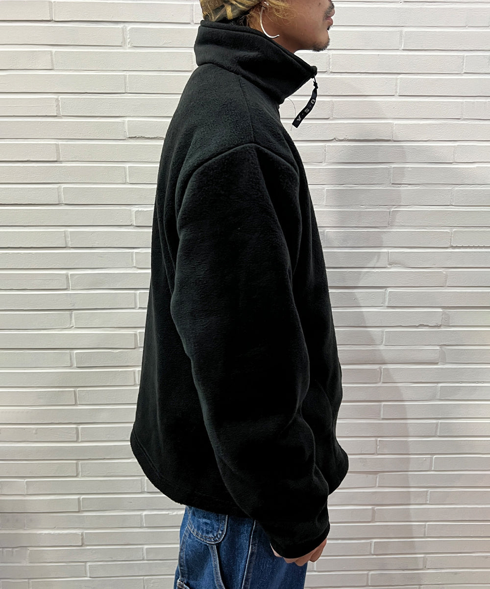 FLEECE FULL ZIP JACKET - BLACK EYE