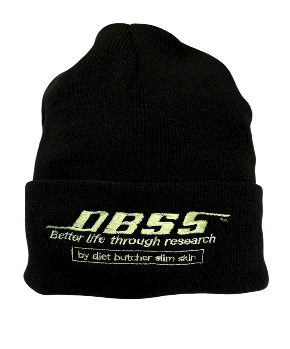 DIET BUTCHER SLIM SKIN - DBSS KNIT CAP / FLUORESCENT WHITE